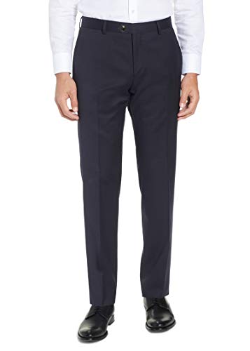 DTI Men's Classic Fit 2 Button Classic Fit Business Suit Two Piece Blazer Pant4