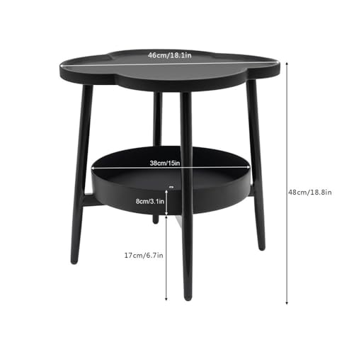 Table Basse Clover à 2 Niveaux pour un Apéro Convivial au Salon - 4
