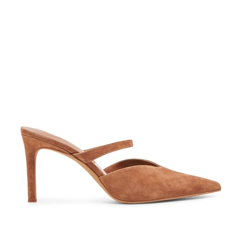 Image of Pointed Toe Heels for Women Slip on Pumps Pointy Stiletto Heels Dressy Sexy Fashion Leather Pumps