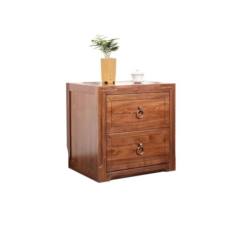 PASPRT Mesita de Noche, Mesita de Noche China de Madera Maciza, Casa Sencilla, Armario de Almacenamiento para Dormitorio, Mesita de Noche pequeña