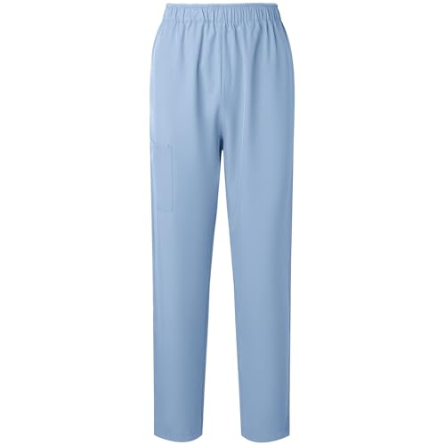 Image of Women's Medica Scrub Pants Pull On Workwear Cargo Pocket Elastic Waist Hospital Uniform Trousers
