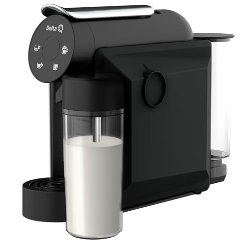 Cafeteira Espresso Cappuccino Mini Mikqool Preta, Delta Q