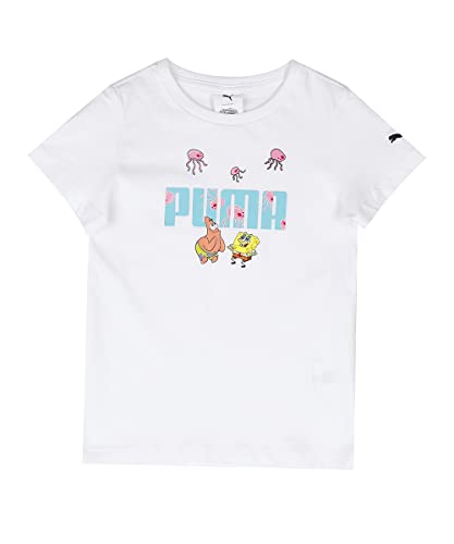 Image of Puma Unisex Kid's Printed Regular Fit T-Shirt (67366866)