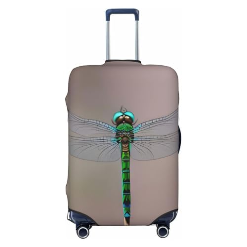 Dragonfly Print Suitcase Covers Personalized Luggage Protector Elastic Washable Travel Gear Cover