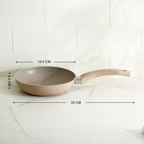 Image of Home Centre Fiona Sebron Aluminium Non-Stick Frying Pan - 18.5cm