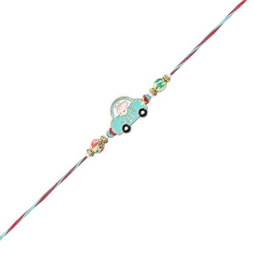 Image of I Jewels Fancy Cartoon Kids Rakhi With Roli Chawal & Rakshabandhan Card for Bro /Brother /Bhai