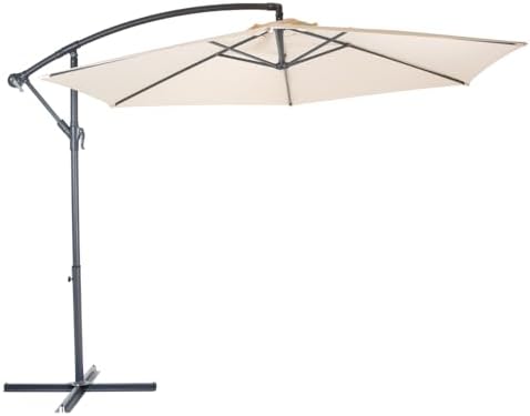 MOR Ombrelone Bora Bora de 3,0m x 3,0m Bege