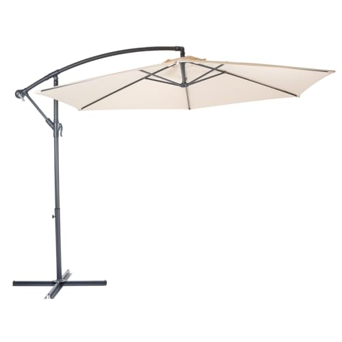 MOR Ombrelone Bora Bora de 3,0m x 3,0m Bege