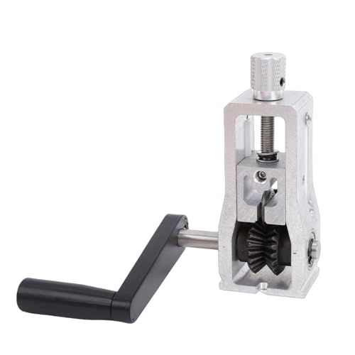 Cryfokt Macchina Spelafili Manuale, Utensile Spelafili A Doppia Azionamento A Manovella Alimentata da Trapano, Pelapatate Portatile per Rottamazione Filo di Rame per Industriale