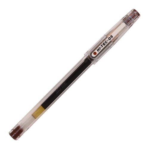 Image of Pilot Gel Ballpoint Pen, HI-Tec 05, Brown (LH-20C5-BN)