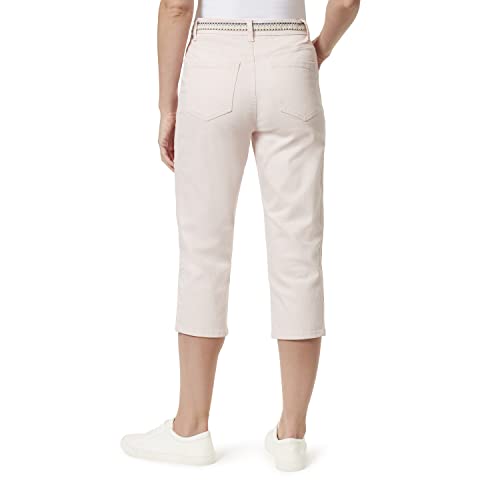 Gloria Vanderbilt Women's High Rise Belted Capri Standard3