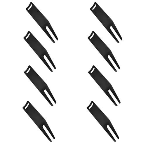 TIANQUXNGI 8Pcs Golfs Green Divot Fork Curved Spit Golfs Green Accessory Metal Bending Golfs Divot Repair Tool Set Golfs Divot Tool - Image 9