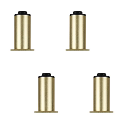 MJYDKBZ Patas para Mesas Dorado, 4 Piezas Pies de Muebles Regulables Pies Mesa Dorado Patas Armario Aleación de Aluminio | Anodizada Pata para Cama Altura Opcional: 6-40cm Pata Sofá Gabinete 8cm/3.1'