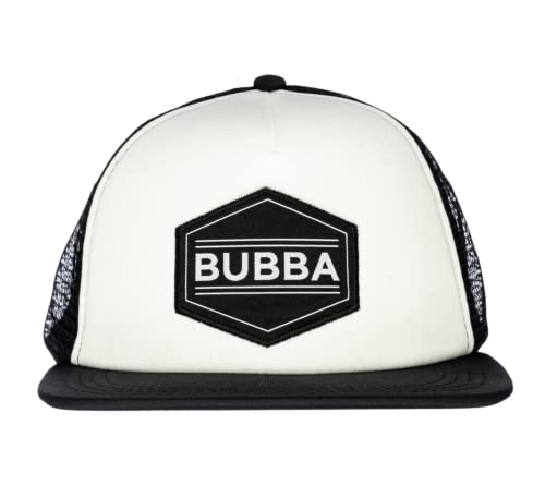 Bubba BLW Toddler Boy Snap Back - Baseball Cap - Trucker Cap - Newborn Youth Flat Brim Patch Sun Hat (M 2-5 Years)