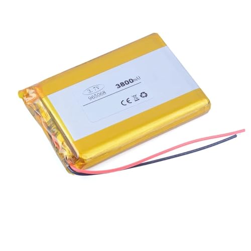 Batería 965068 de alta capacidad 3800 mAh y 3,7 V con descarga estable de polímero de litio