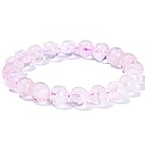 topcrystal feng shui bracciale ricchezza bracciale quarzo fantasma 8mm bracciale cristallo rosa donne uomini bracciale pietra naturale chakra bracciale cristallo attirare romanticismo amore,3a