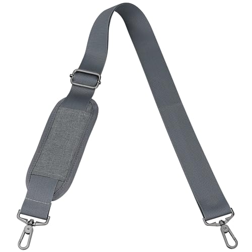 RAINYEAR 59 Inch Shoulder Strap Replacement Strap for Laptop Bag, Dark Gray