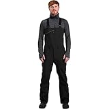 Outdoor Research Men's Carbide Bibs – Waterproof Ski Bibs for Men Solid Black