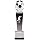 SHOP AWARDS AND GIFTS Crystal Male Soccer Ball Player Figure Trophy Award, Sports Tournament Winner Prizes, 8 3/4 Inch