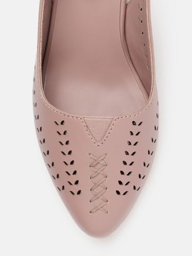 Image of Marc Loire Women Pointed Toe Block Heel Sandal for Office Wear