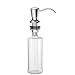 Best Brass Sink Soap Dispenser - Large Capacity 13 OZ Bottle-2.15 Inch Threaded Tube for Thick Deck Installation-Polished Chrome