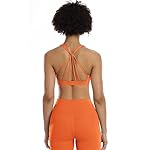 icyzone Women's Padded Strappy Workout Running Sports Bras Medium Impact - Image 3