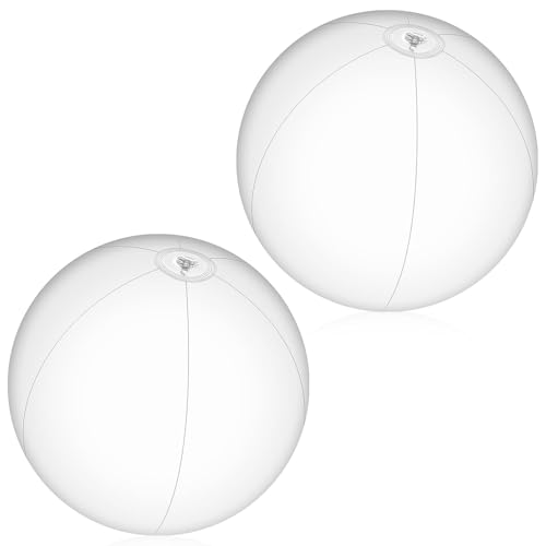 DIELOVEHUA Pelota de Playa Inflable, 2 Piezas Pelotas de Playa Hinchable Transparente, Juguetes Inflables Pelota para Niños Adultos, para Playas al Aire Libre, Piscinas y Fiestas en Verano DIELOVEHUA Pelota de Playa Inflable, 2 Piezas Pelotas de Playa Hinchable Transparente, Juguetes Inflables Pelota para Niños Adultos, para Playas al Aire Libre, Piscinas y Fiestas en Verano