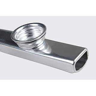 Aeeking Metal Kazoo Guitare Ukulélé Compagnon Kazoo Flûte Kazoo Accompagnement Instrument Métal Kazoo Argent Kazoo - Les Beatles, Paul McCartney, John Lennon, RIngo Starr, George Harrison Aeeking Metal Kazoo Guitare Ukulélé Compagnon Kazoo Flûte Kazoo Accompagnement Instrument Métal Kazoo Argent Kazoo – Image 3