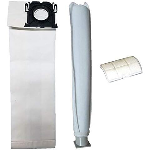 Casa Vacuums replacement for Sebo 5828ER, Windsor 5300, Kenmore W Service Box Vacuum Bag and Filter Kit. 10 Bags + 2 Filters (5301ER + 5143) Cover