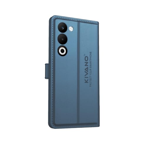 Image of Compatible with Oppo K13X 5G / Oppo A5 5G Flip Cover | Leather Finish | Inside Pockets & Inbuilt Stand | Shockproof Wallet Style Magnetic Closure Back Cover Case