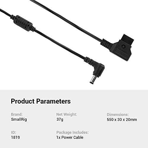 SMALLRIG D-Tap 2Pin Maschio a DC Cavo di
