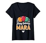 Photo Gallery donna buon compleanno dicendo mara maglietta con collo a v Photo Gallery donna buon compleanno dicendo mara maglietta con collo a v
