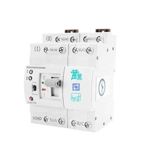 Commutateur de transfert automatique double interrupteur 4P 220V