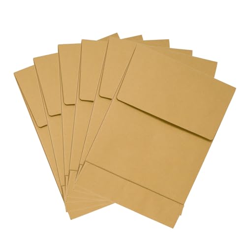 Emerson Paper24 Envelopes DIN B5 Brown 176 x 250 mm 120 g Self-Adhesive Without Window Envelopes Large Letter Format Paper