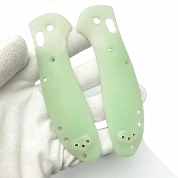 2PCS Custom Handle Patch G10 Material Scales for Benchmade Griptilian 551 Aqua Green