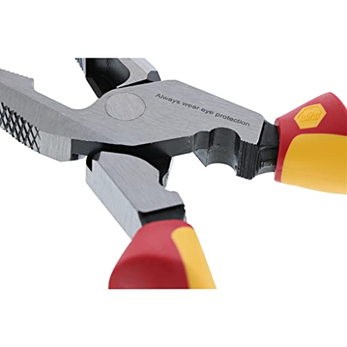 Wiha 32948 Insulated Industrial NE Style Lineman’s Pliers with Crimpers 9.5" thumbnail 5