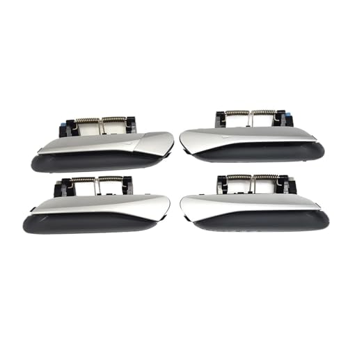 FUSHHYZFL Compatible with ID4 Inductive Handle Keyless Entry Door Handle 4 Pcs Front and Rear Doors Keyless Entry Handle 11G 837 205J/206E/205K/206D(Silver Grey)