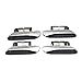 FUSHHYZFL Compatible with ID4 Inductive Handle Keyless Entry Door Handle 4 Pcs Front and Rear Doors Keyless Entry Handle 11G 837 205J/206E/205K/206D(Silver Grey)