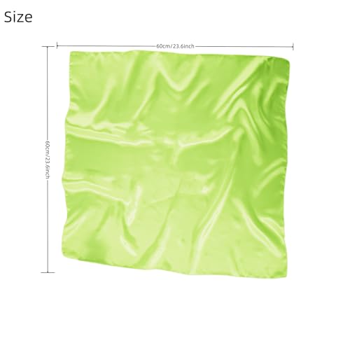 Solid Purple Headband and Fashion Green Scarf for Women Girl2