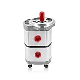 PGP51088G3LP Two-Section Acting Hydraulic Pump, Hydraulic Gear Pump Fit for Skid Steer Loader KTT23