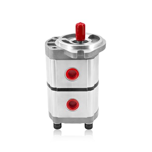 PGP51088G3LP Two-Section Acting Hydraulic Pump, Hydraulic Gear Pump Fit for Skid Steer Loader KTT23