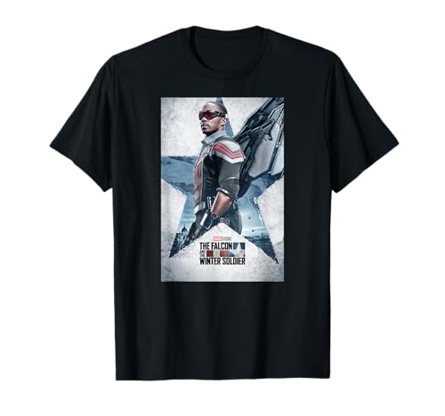 Marvel Falcon and Winter Soldier t-shirt Sam Wilson haut imprimé graphique coton pour fan de comics