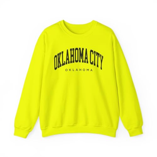 Oklahoma City Oklahoma Adult Unisex Crewneck Sweatshirt