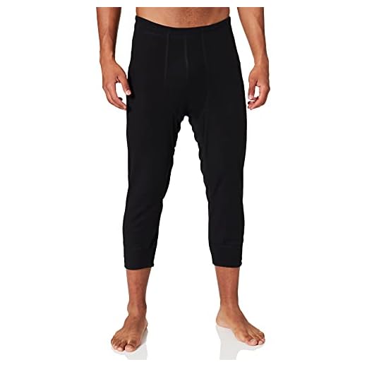 Odlo Bl Bottom 3/4 Active Warm Pantalon Pirata, Hombre, Black, L
