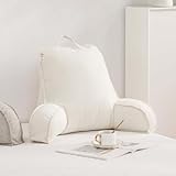 Design pratique : les poches latérales sont parfaites pour contenir vos lunettes, téléphone et télécommande. Une poignée pratique sur le dessus du coussin de lecture vous permet de le transporter facilement dans une autre pièce. Idéal pour le confort et l'accessibilité, ce coussin de lecture améliore votre expérience de relaxation tout en offrant un soutien pour votre dos et votre cou.