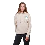 Ultra Game WNBA Official Womens Super Soft Fashion Hoodie Sweatshirt, Chicago Sky, Sand, Small
