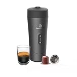 Handpresso Auto | Machine à café expresso portable 19 bars pour voiture et voyage | compatible capsule expresso/capsule réutilisable | Cafetière de voyage compacte, sans fil et rechargeable USB-C