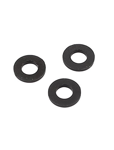 Sourcingmap 4mm x 8mm x 1mm Insulation Nylon Flat Spacer Washer Black 100pcs - Image 2