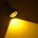 4Pcs 18mm DC 12V Eagle Eye Cob LED Car Fog DRL Daytime Running Light Backup Reverse Tail Rock Lights Headlights Small Bulb use for car and Motorcycle (Yellow)