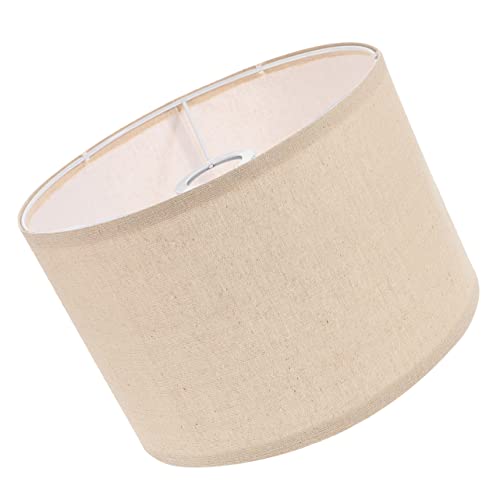 HOMSFOU Pantalla De Tela Khaki Para LáMpara